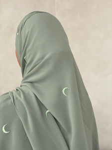 Moon Hijab- Jade Green