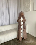 Load image into Gallery viewer, Wave Abaya-Latte
