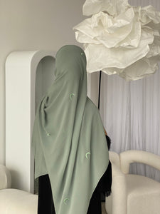 Moon Hijab- Jade Green