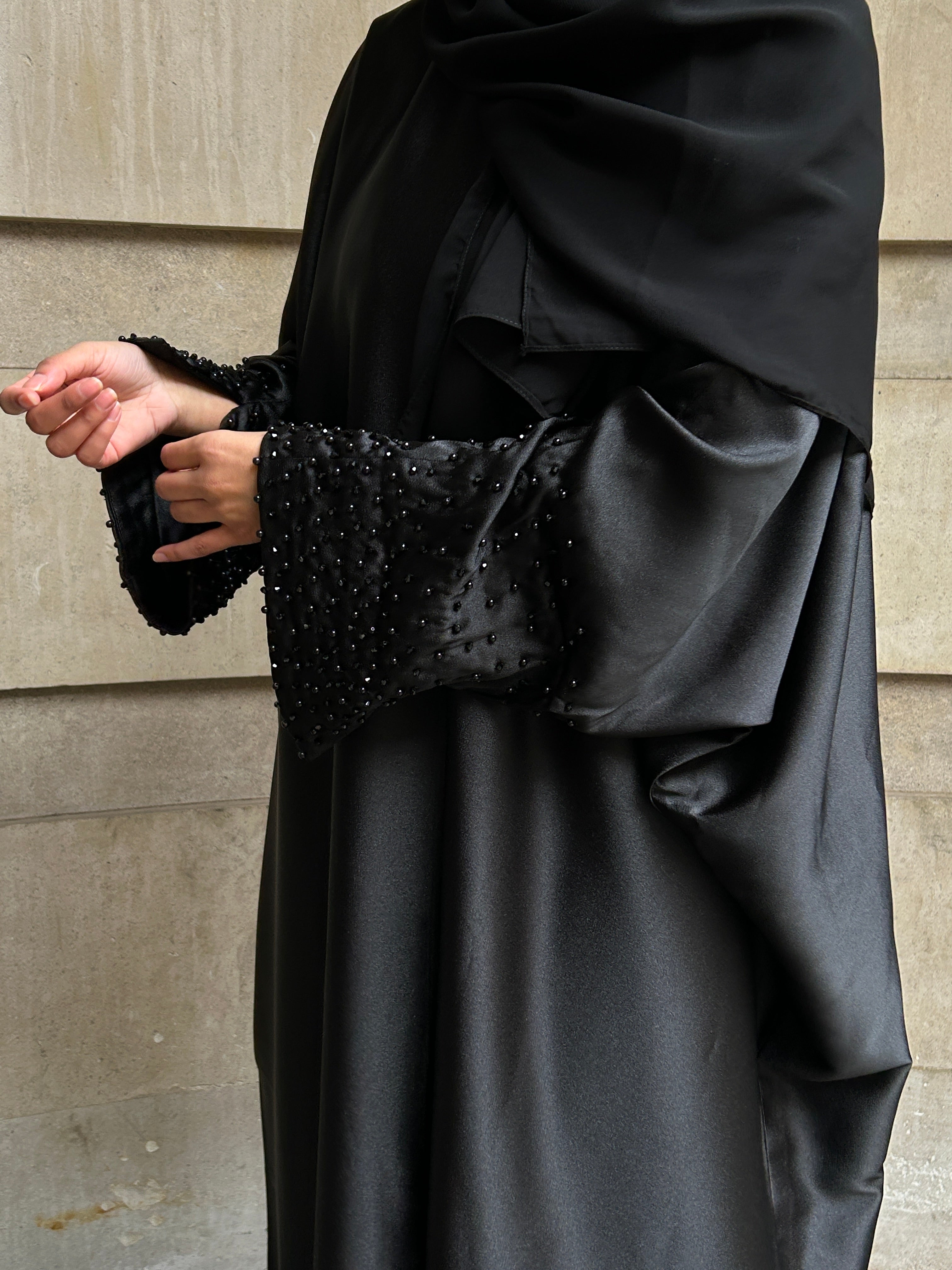 Twilight Abaya-Shimmer Fabric Batwing Abayas